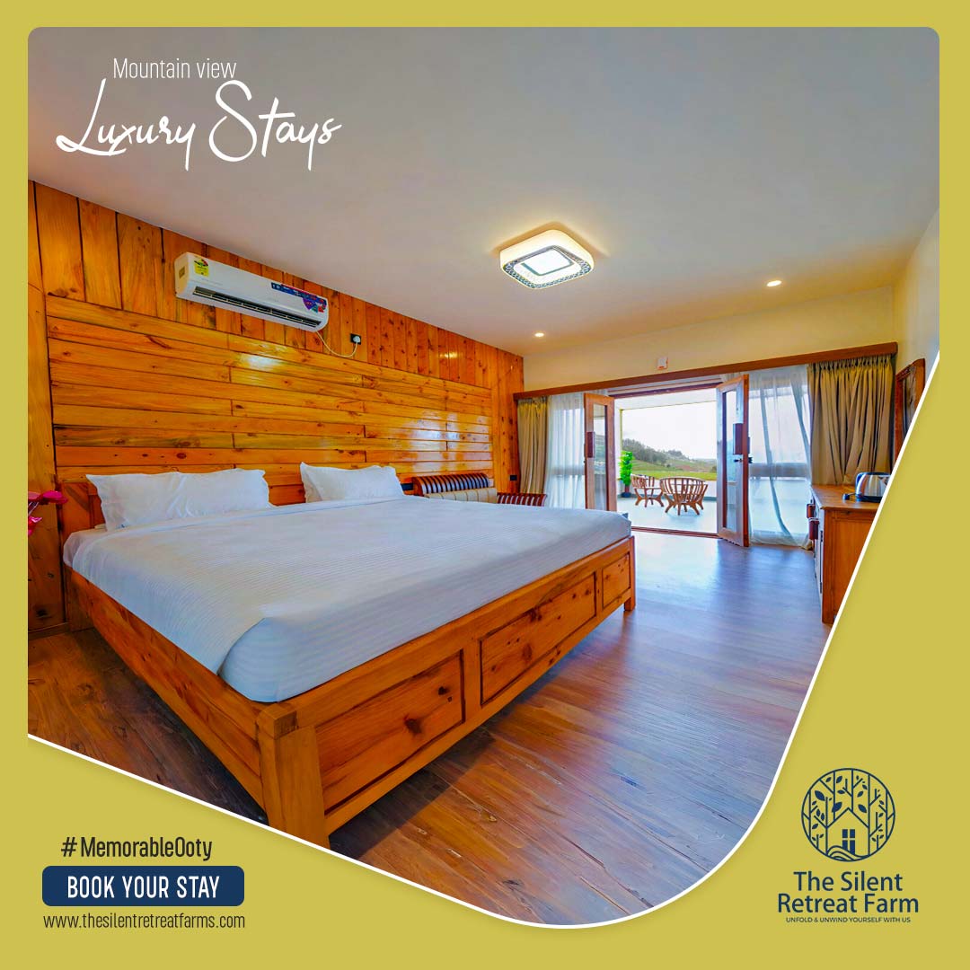 The_Silent_Retreat_Farms-Ooty, Best farmstay in Ooty accommodation, Top boutique stay in Ooty, Luxury farmstay in Ooty hills, Family-friendly resort in Ooty, Best eco stay in Pudumund Ooty, Wellness retreat destination in Ooty, Sustainable travel stay in Ooty